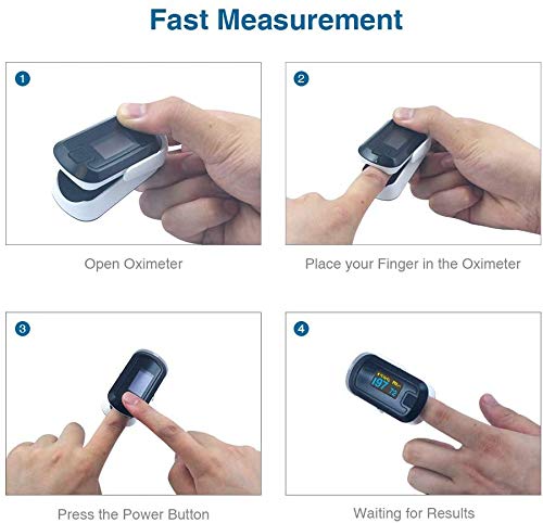 ChoiceMMed OLED Fingertip Pulse Oximeter Oxygen Monitor