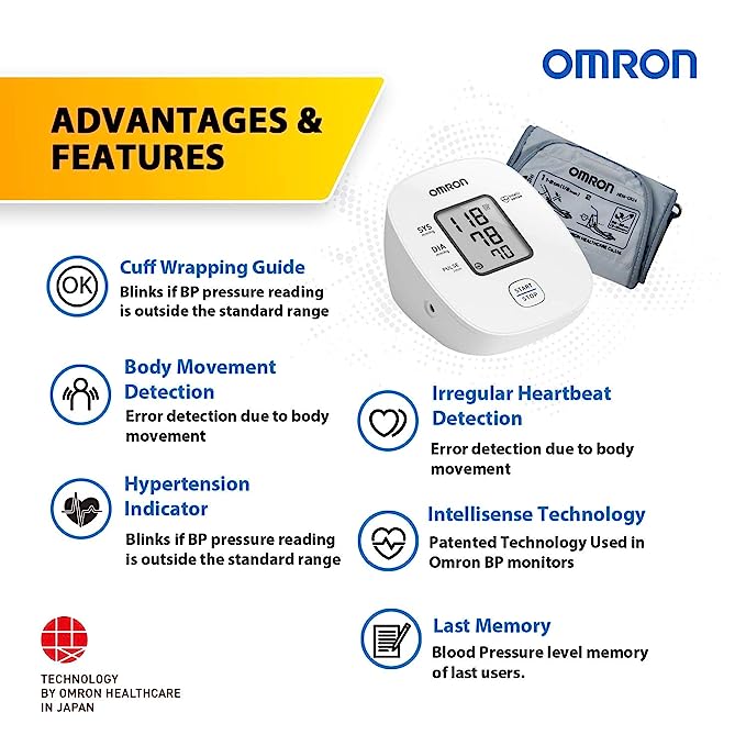 Omron Fully Automatic Blood Pressure Monitor HEM 7121J