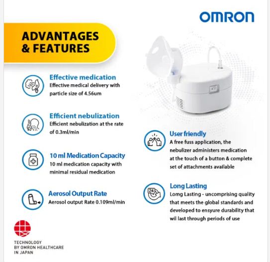 Omron Compressor Nebulizer NE C106