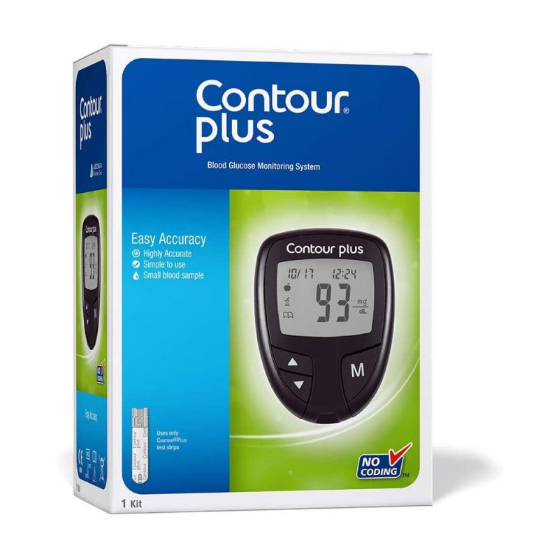 Contour Plus Glucometer with 25 strips