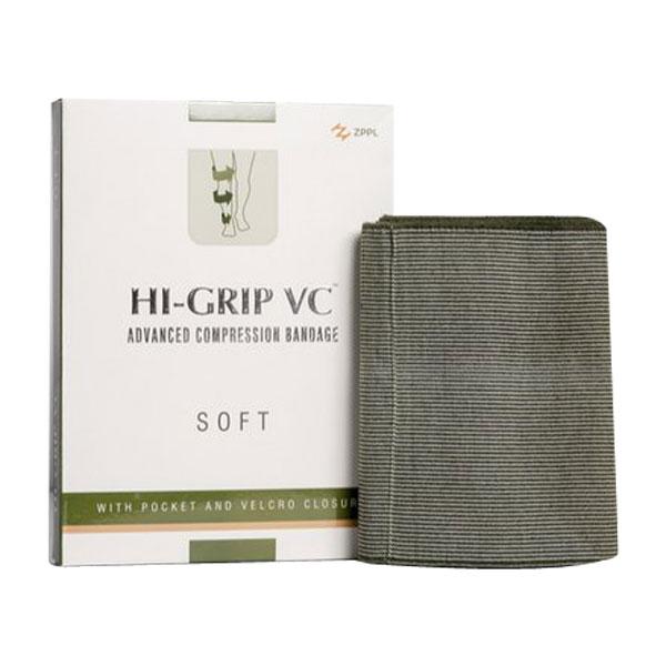 HI-GRIP VC ADVANCED COMPRESSION BANDAGE WITH POCKET AND VELCRO CLOSURE